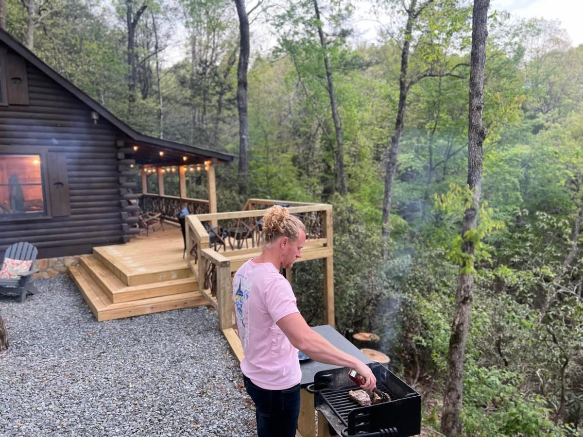 Log Cabin With Mountain View And Privacy Vila Blue Ridge Exterior foto