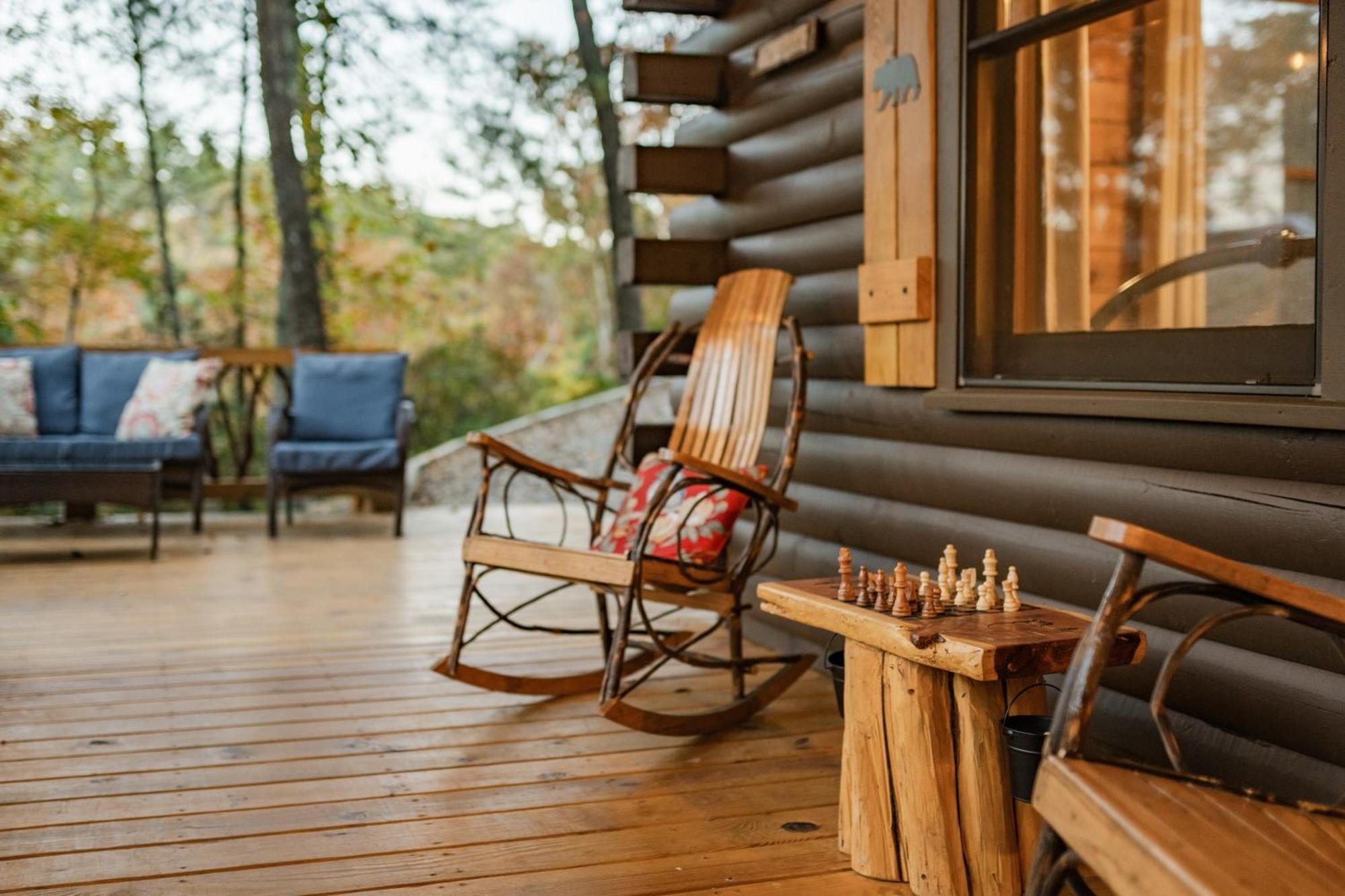 Log Cabin With Mountain View And Privacy Blue Ridge Exterior foto
