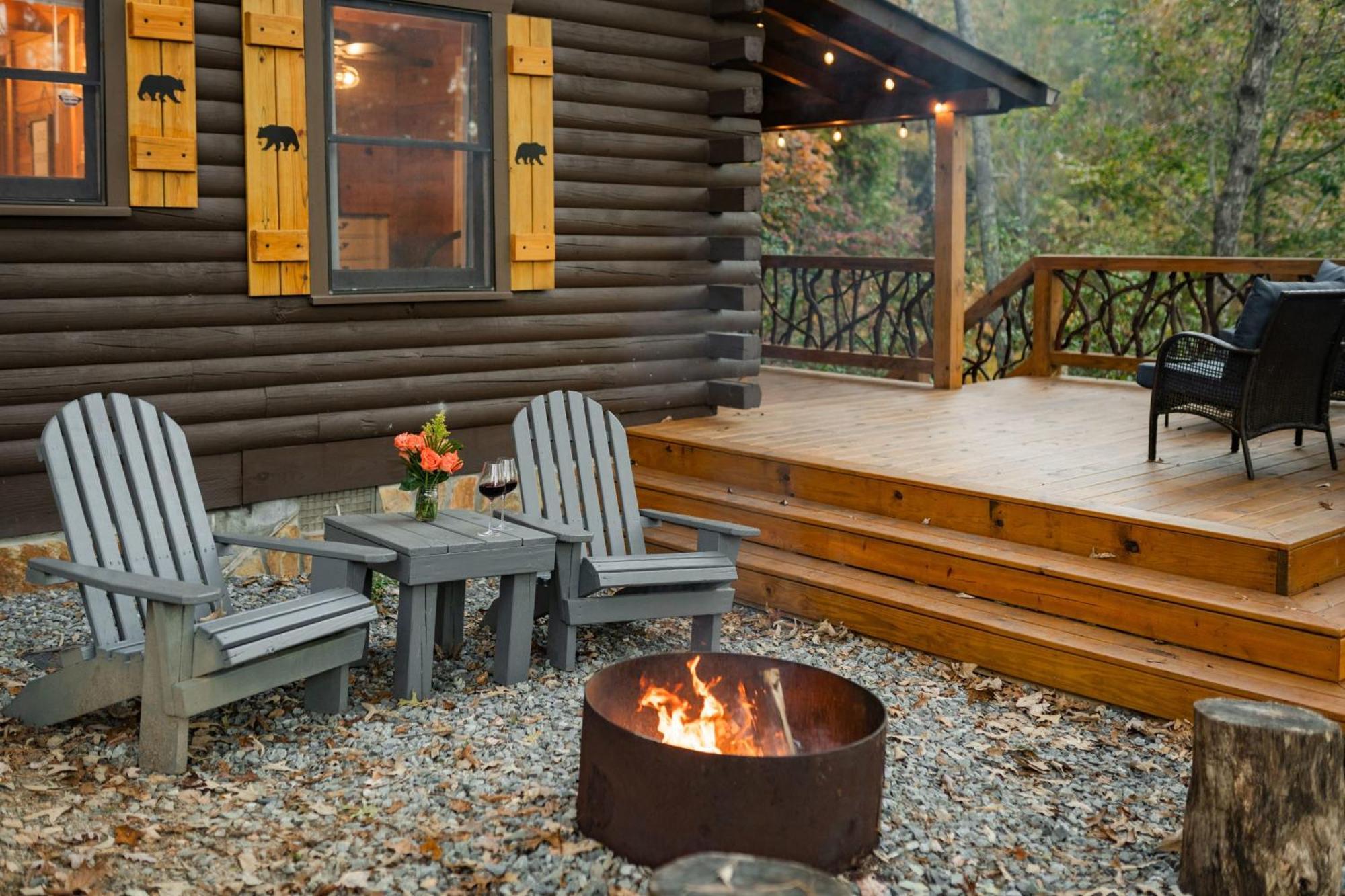 Log Cabin With Mountain View And Privacy Vila Blue Ridge Exterior foto