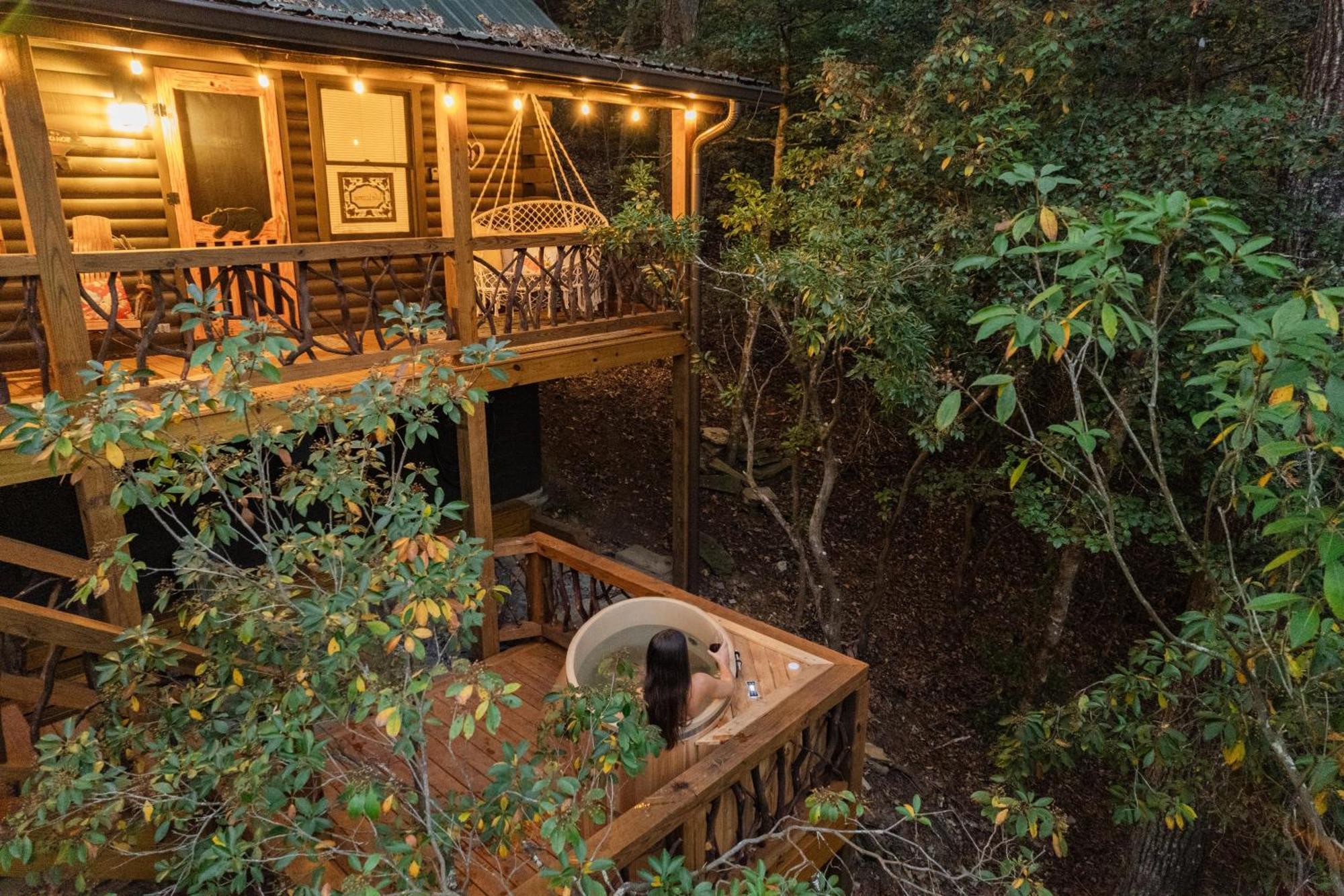 Log Cabin With Mountain View And Privacy Blue Ridge Exterior foto