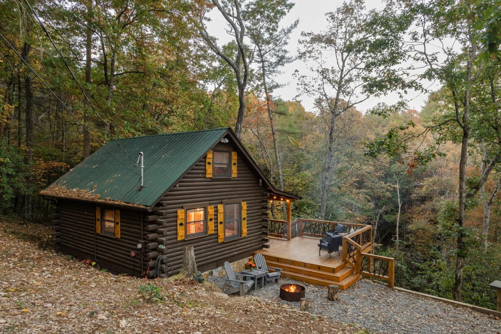 Log Cabin With Mountain View And Privacy Vila Blue Ridge Exterior foto