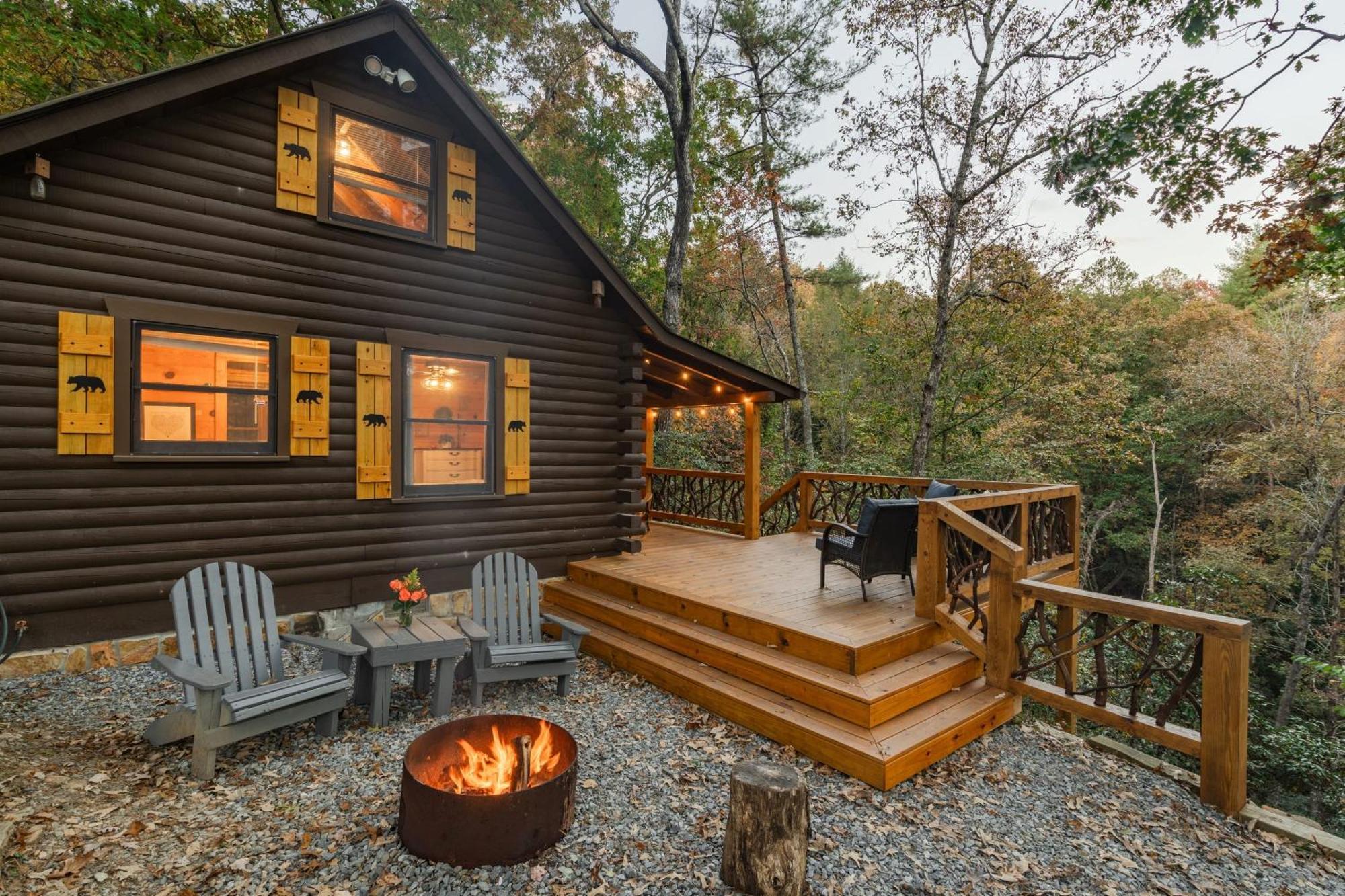 Log Cabin With Mountain View And Privacy Vila Blue Ridge Exterior foto