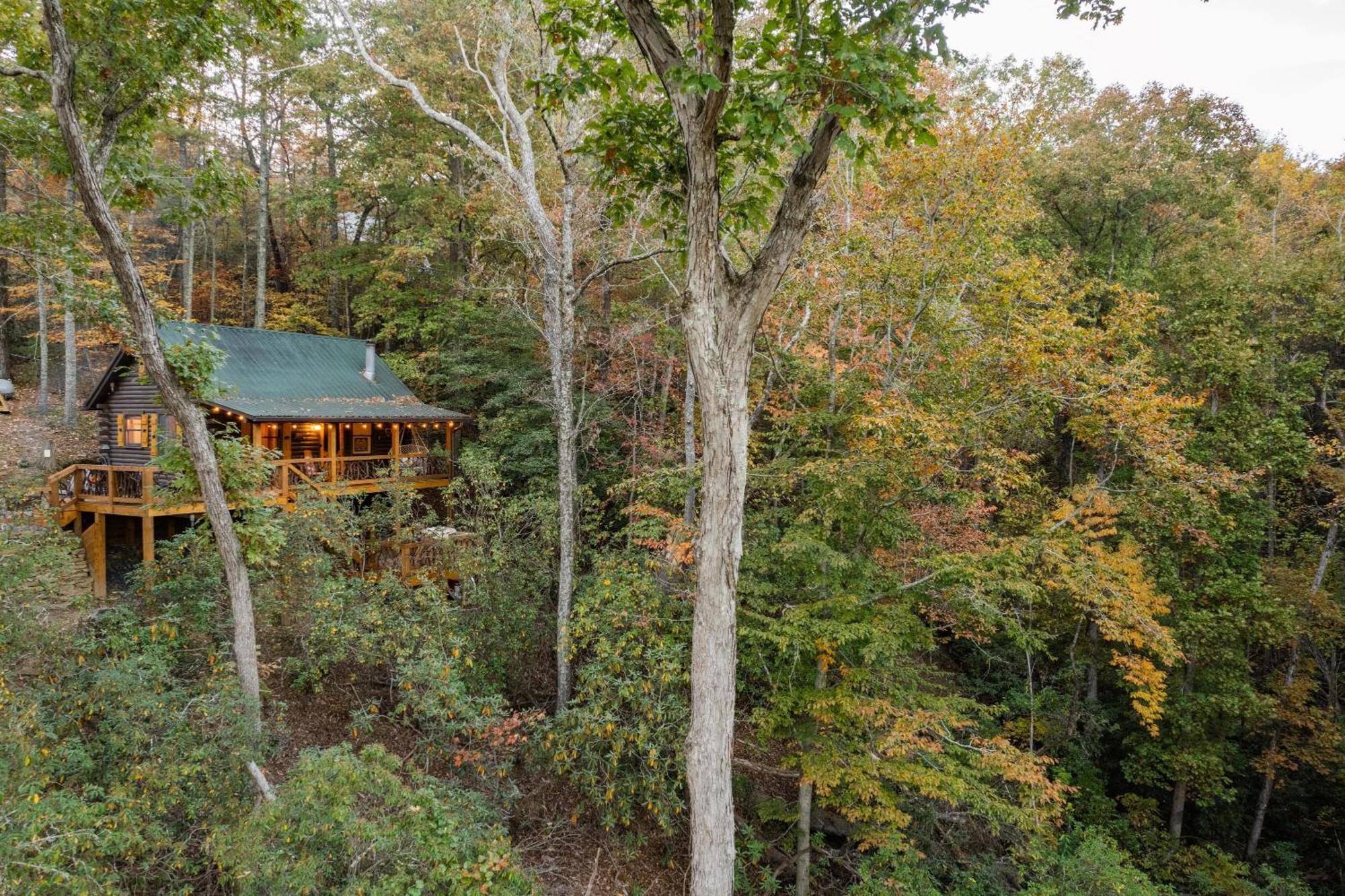 Log Cabin With Mountain View And Privacy Vila Blue Ridge Exterior foto